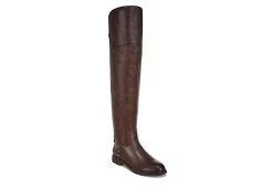 Franco Sarto Womens Haleen Wide Calf Over The Knee Boot - Brown