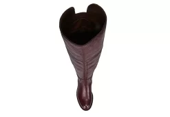 Franco Sarto Womens Haleen Wide Calf Over The Knee Boot - Cognac -women's shoes US 01 300476 05