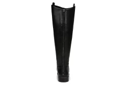 Franco Sarto Womens Meyer Wide Calf Tall Boot - Black -women's shoes US 01 300504 04