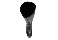 Franco Sarto Womens Meyer Wide Calf Tall Boot - Black -women's shoes US 01 300504 05