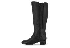 Easy Street Womens Jewel Wide Calf Tall Boot - Black -women's shoes US 01 300661 03