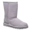 Bearpaw Womens Elle Short Fur Boot - Grey 2 Bearpaw Womens Elle Short Fur Boot - Grey -women's shoes US 01 300728 00