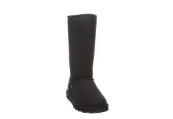 Bearpaw Womens Elle Tall Vegan Fur Boot - Black -women's shoes US 01 300741 02