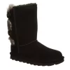 Bearpaw Womens Eloise Fur Boot - Black -women's shoes US 01 300743 00