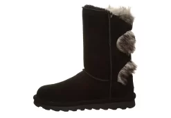 Bearpaw Womens Eloise Fur Boot - Black -women's shoes US 01 300743 03