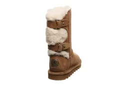 Bearpaw Womens Eloise Fur Boot - Tan -women's shoes US 01 300744 04