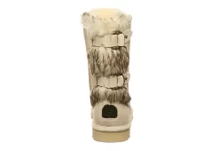 Bearpaw Womens Eloise Fur Boot - Off White -women's shoes US 01 300745 04
