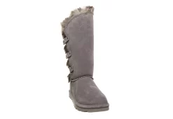 Bearpaw Womens Emery Fur Boot - Grey -women's shoes US 01 300749 02