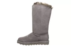 Bearpaw Womens Emery Fur Boot - Grey -women's shoes US 01 300749 03