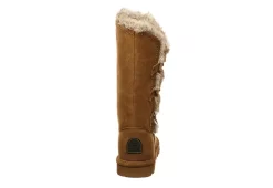 Bearpaw Womens Emery Fur Boot - Tan -women's shoes US 01 300750 04