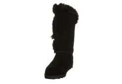 Bearpaw Womens Genevieve Fur Boot - Black -women's shoes US 01 300751 02