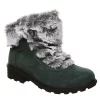 Bearpaw Womens Serenity Lace Up Fur Boot - Dark Green -women's shoes US 01 300809 00