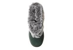 Bearpaw Womens Serenity Lace Up Fur Boot - Dark Green -women's shoes US 01 300809 05