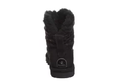 Bearpaw Womens Virginia Fur Boot - Navy -women's shoes US 01 300823 04