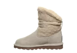 Bearpaw Womens Virginia Fur Boot - White -women's shoes US 01 300825 03