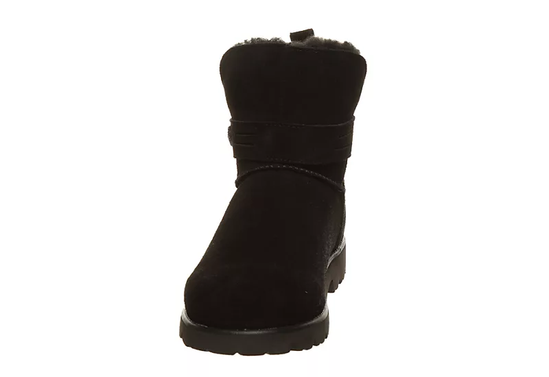 Bearpaw Womens Wellston Fur Boot - Black 5 Bearpaw Womens Wellston Fur Boot - Black - Image 3