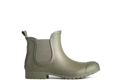 Sperry Womens Walker Chelsea Rain Boot - Olive -women's shoes US 01 301725 01
