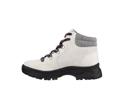 Skechers Womens Broadies Lace Up Boot - Off White -women's shoes US 01 301850 02
