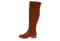 Eva & Zoe Womens Bria Wide Calf Tall Boot - Cognac -women's shoes US 01 301948 03