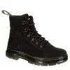 Dr. Martens Dr.martens Womens Combs Suede Combat Boot - Black -women's shoes US 01 302021 00