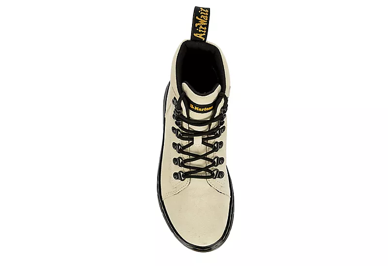 Dr. Martens Dr.martens Womens Combs Suede Combat Boot - Off White 8 Dr. Martens Dr.martens Womens Combs Suede Combat Boot - Off White - Image 6