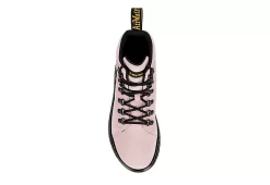 Dr. Martens Dr.martens Womens Combs Suede Combat Boot - Pale Pink -women's shoes US 01 302023 05