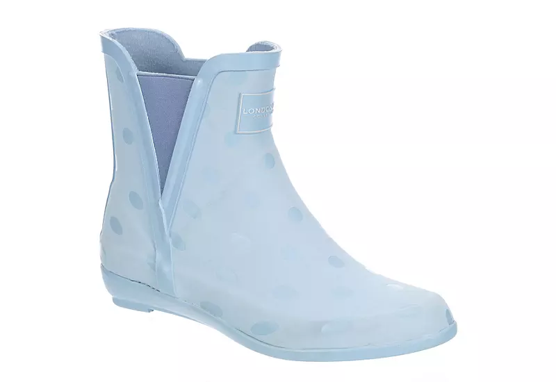 London Fog Womens Piccadilly Rain Boot - Blue 3 London Fog Womens Piccadilly Rain Boot - Blue