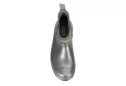 Hunter Boots Llc Womens Original Chelsea Cosmic Rain Boot - Silver -women's shoes US 01 302434 05