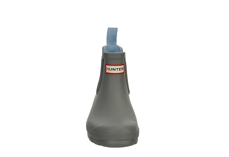 Hunter Boots Llc Womens Original Chelsea Rain Boot - Grey 5 Hunter Boots Llc Womens Original Chelsea Rain Boot - Grey - Image 3