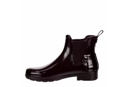 Hunter Boots Llc Womens Original Refined Chelsea Gloss Rain Boot - Wine -women's shoes US 01 302444 03