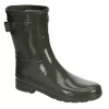 Hunter Boots Llc Womens Original Refined Short Gloss Rain Boot - Grey -women's shoes US 01 302445 00