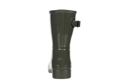 Hunter Boots Llc Womens Original Refined Short Gloss Rain Boot - Grey -women's shoes US 01 302445 04