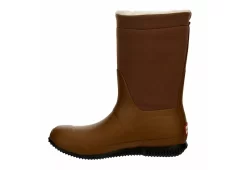 Hunter Boots Llc Womens Original Roll Top Sherpa Rain Boot - Tan -women's shoes US 01 302446 03