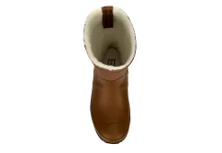 Hunter Boots Llc Womens Original Roll Top Sherpa Rain Boot - Tan -women's shoes US 01 302446 05