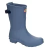 Hunter Boots Llc Womens Original Back Adj Rain Boot - Blue -women's shoes US 01 302450 00