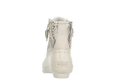 Sperry Womens Syren Gulf Metallic Animal Duck Boot - Ivory -women's shoes US 01 302508 04