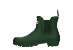 Hunter Boots Llc Womens Original Chelsea Rain Boot - Dark Green -women's shoes US 01 302665 03