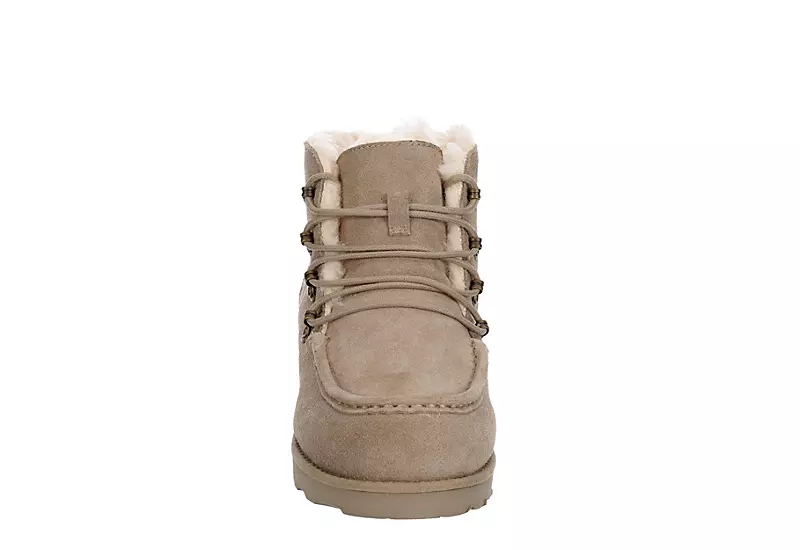 Bearpaw Womens Malinda Lace-up Boot - Stone 5 Bearpaw Womens Malinda Lace-up Boot - Stone - Image 3