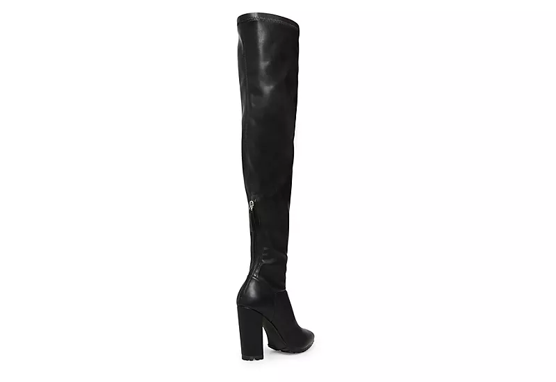 Madden Girl Womens Signall Over The Knee Boot - Black 6 Madden Girl Womens Signall Over The Knee Boot - Black - Image 4