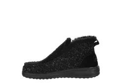 Heydude Womens Denny Sparkle - Black -women's shoes US 01 302712 03