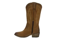 Bjorndal Womens Dalia Western Boot - Brown -women's shoes US 01 302718 03