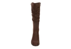 Xappeal Womens Cheyenne Wide Calf Tall Boot - Brown -women's shoes US 01 302740 02