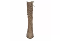 Xappeal Womens Cheyenne Wide Calf Tall Boot - Taupe -women's shoes US 01 302742 02
