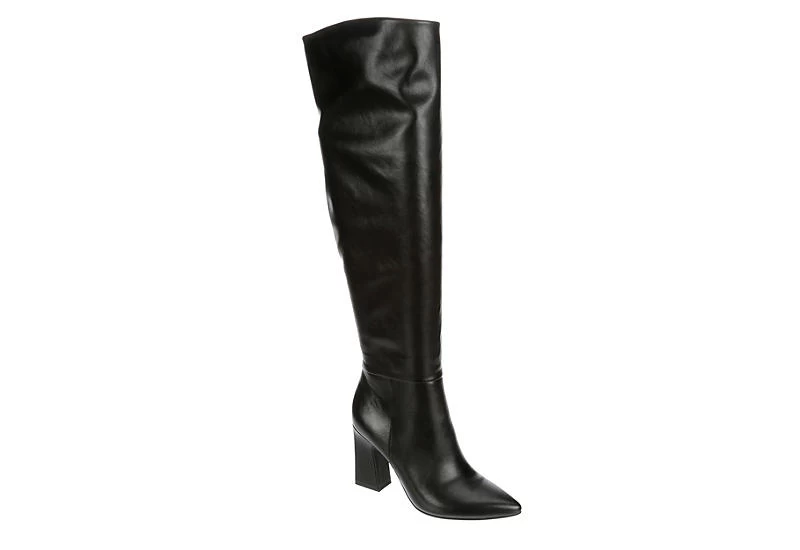 Michael By Michael Shannon Womens Camille Wide Calf Over The Knee Boot - Black 3 Michael By Michael Shannon Womens Camille Wide Calf Over The Knee Boot - Black