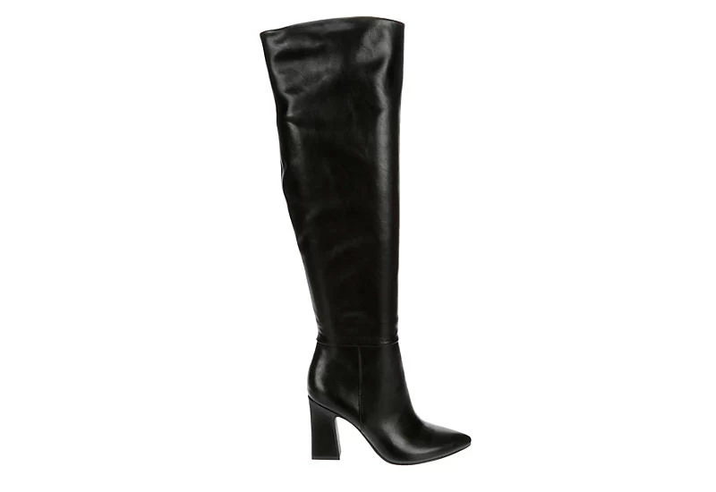 Michael By Michael Shannon Womens Camille Wide Calf Over The Knee Boot - Black 4 Michael By Michael Shannon Womens Camille Wide Calf Over The Knee Boot - Black - Image 2