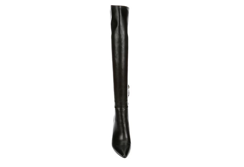 Michael By Michael Shannon Womens Camille Wide Calf Over The Knee Boot - Black 5 Michael By Michael Shannon Womens Camille Wide Calf Over The Knee Boot - Black - Image 3