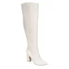 Michael By Michael Shannon Womens Camille Over The Knee Boot - Off White -women's shoes US 01 302767 00