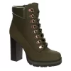 Limelight Womens Halle Lace-up Boot - Olive -women's shoes US 01 302780 00
