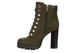 Limelight Womens Halle Lace-up Boot - Olive -women's shoes US 01 302780 03