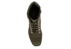 Limelight Womens Halle Lace-up Boot - Olive -women's shoes US 01 302780 05